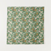 Tenture Motif de printemps vert (Devant (Horizontal))