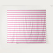 Tenture Motif de rayure verticale rose et blanc (Devant (Horizontal))