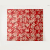 Tenture Motif de snowflakes (Devant (Horizontal))