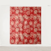 Tenture Motif de snowflakes (Devant)