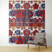 Tenture motif de tapis serbe 6 (En situation)