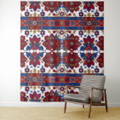 Tenture motif de tapis serbe 8 (En situation)