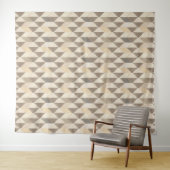 Tenture Motif de texturé gris et beige. (En situation (horizontale))