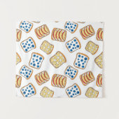 Tenture Motif de toast (Devant (Horizontal))