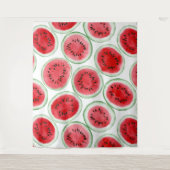 Tenture Motif de tranches de pastèque (Devant)