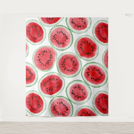 Tenture Motif de tranches de pastèque (Devant)