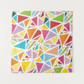 Tenture Motif de triangles colorés (Devant (Horizontal))