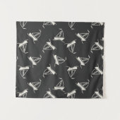 Tenture Motif de voilier de griffonnage (Devant (Horizontal))