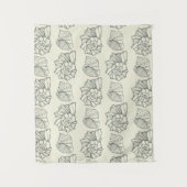 Tenture Motif décoratif de coquilles (Devant)