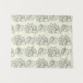 Tenture Motif décoratif de coquilles (Devant (Horizontal))