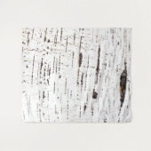 Tenture Motif d'écorce de bouleau (Devant (Horizontal))