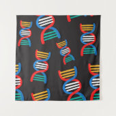 Tenture motif des fils d'adn (Devant)