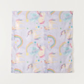 Tenture Motif des licornes magiques (Devant)