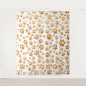 Tenture Motif des pattes de chien (Devant)