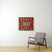 Tenture Motif des Tulipes rouges (En situation (horizontale))