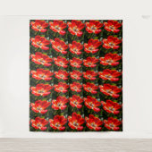 Tenture Motif des Tulipes rouges (Devant)