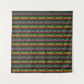 Tenture Motif des yeux psychédéliques (Devant)