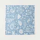 Tenture Motif d'été (Devant (Horizontal))