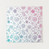 Tenture Motif d'été (Devant (Horizontal))