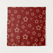 Tenture Motif d'étoiles (Devant (Horizontal))