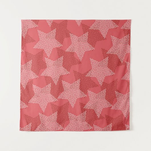 Tenture Motif d'étoiles (Devant (Horizontal))