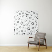 Tenture Motif d'étoiles (En situation)