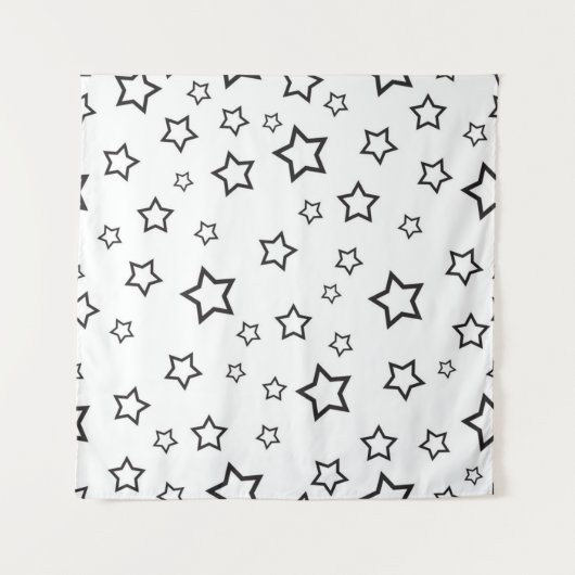 Tenture Motif d'étoiles (Devant)