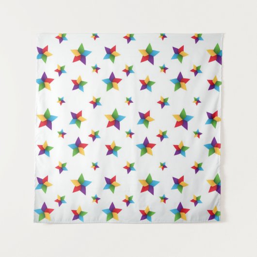 Tenture Motif d'étoiles (Devant)
