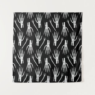 Tenture Motif d'Halloween monochrome