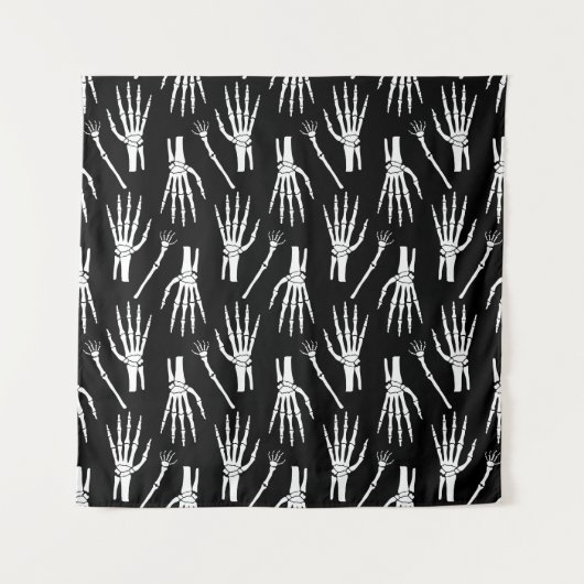 Tenture Motif d'Halloween monochrome (Devant)