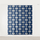 Tenture Motif diamant géométrique (Devant)