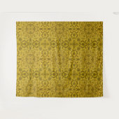 Tenture Motif doré jaune vigne sans couture de William Mor (Devant (Horizontal))