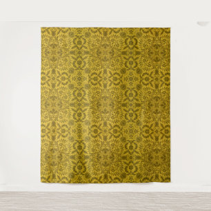 Tenture Motif doré jaune vigne sans couture de William Mor