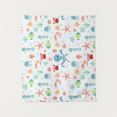 Tenture Motif du monde marin (Devant)