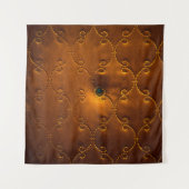 Tenture Motif d'une porte en cuir véritable porte d'entrée (Devant)