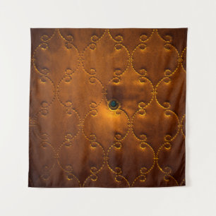 Tenture Motif d'une porte en cuir véritable porte d'entrée