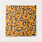 Tenture Motif Empreinte de léopard classique (Devant (Horizontal))