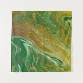 Tenture Motif en marbre liquide (Devant (Horizontal))