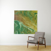 Tenture Motif en marbre liquide (En situation (horizontale))