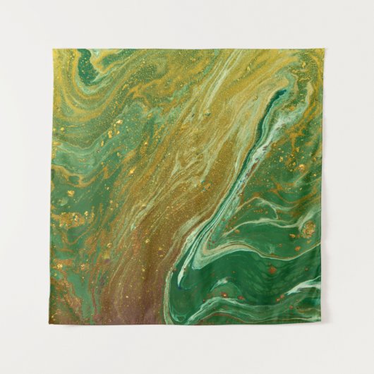 Tenture Motif en marbre liquide (Devant)