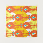 Tenture Motif en tissu Ikat (Devant (Horizontal))