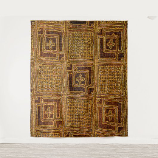 Tenture Motif en tissu Kuba (Devant)