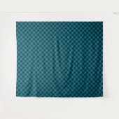 Tenture Motif entrelacé bleu (Devant (Horizontal))