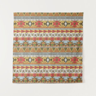 Tenture Motif ethnique sans charme dans des couleurs vives