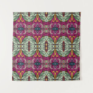 Tenture Motif ethnique tribal coloré sans couture