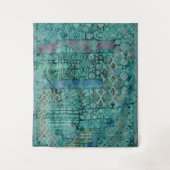 Tenture Motif Ethno Abstrait - Folklore Art 2 (Devant)