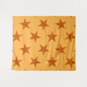 Tenture Motif Étoiles Dorées 2 (Devant (Horizontal))