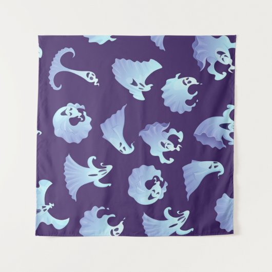 Tenture Motif fantôme (Devant (Horizontal))