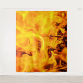 Tenture Motif Feu Et Flames (Devant)