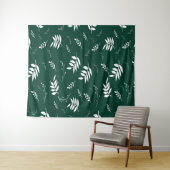 Tenture motif feuille (En situation (horizontale))